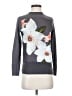 Ted Baker London Floral Gray Pullover Sweater Size 4 (1) - photo 1