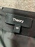 Theory Solid Black Formal Skirt Size 00 - photo 4