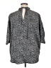 Angashion 100% Polyester Animal Print Black 3/4 Sleeve Blouse Size XL - photo 2