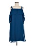 Thalia Sodi 100% Polyester Blue Cocktail Dress Size M - photo 1
