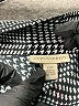 Appleseeds 100% Polyester Houndstooth Black Long Sleeve Blouse Size 12 (petite) - photo 7
