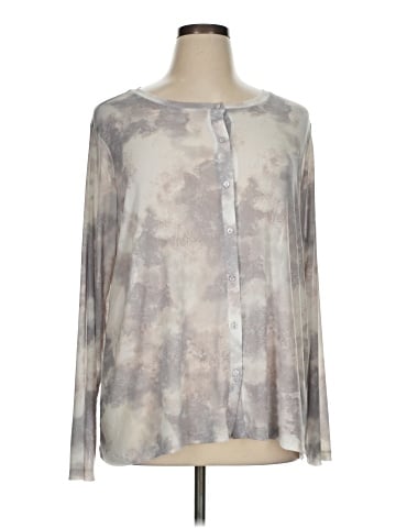 LOGO by Lori Goldstein Long Sleeve Blouse (view 1)
