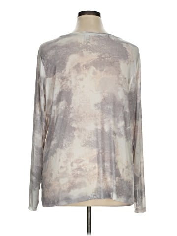 LOGO by Lori Goldstein Long Sleeve Blouse (view 2)