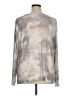 LOGO by Lori Goldstein Gray Long Sleeve Blouse Size XL - photo 2