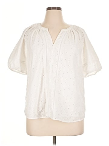 Style&Co Short Sleeve Blouse (view 1)