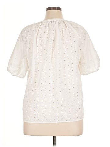 Style&Co Short Sleeve Blouse (view 2)
