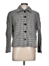 Petite Sophisticate Houndstooth Gray Jacket Size 10 (petite) - photo 1