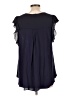 H&M Black Blue Sleeveless Blouse Size L - photo 2
