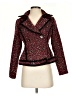 Boston Proper Tweed Burgundy Jacket Size 2 - photo 1