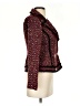 Boston Proper Tweed Burgundy Jacket Size 2 - photo 4