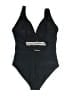 Unbranded Graphic Black One Piece Swimsuit Size M - photo 2