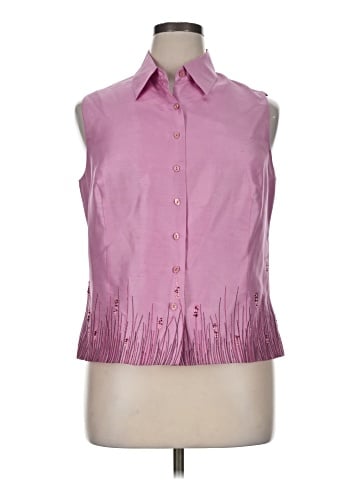 ICE Sleeveless Silk Top (view 1)