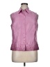 ICE 100% Silk Pink Sleeveless Silk Top Size 14 - photo 1