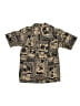Assorted Brands 100% Cotton Tropical Gold Tan Short Sleeve Button-Down Shirt Size 8 - photo 2