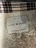 Lucky Brand 100% Cotton Plaid Gray Jacket Size L - photo 6