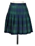 Unbranded Plaid Green Casual Skirt Size XS - photo 1