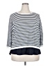 Westbound Blue 3/4 Sleeve Top Size 2X - photo 1