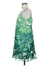CAbi 100% Polyester Tropical Green Cocktail Dress Size M - photo 5