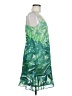 CAbi 100% Polyester Tropical Green Cocktail Dress Size M - photo 4