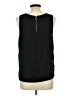 Forever 21 Contemporary 100% Polyester Black Sleeveless Blouse Size L - photo 2