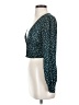 Lulus 100% Polyester Teal Long Sleeve Top Size XS - photo 5