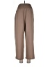 Unbranded 100% Polyester Solid Brown Casual Pants Size L - photo 2