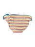 Plunge 100% Polyester Stripes White Swimsuit Bottoms Size S - photo 2
