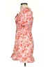Unbranded 100% Polyester Floral Orange Casual Dress Size S - photo 5
