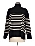 H&M Stripes Black Turtleneck Sweater Size L - photo 1