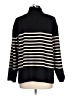 H&M Stripes Black Turtleneck Sweater Size L - photo 2
