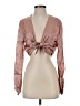 Windsor Pink Long Sleeve Blouse Size S - photo 1