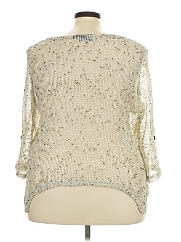 Nina Leonard 3/4 Sleeve Blouse (view 2)