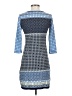 Max Studio Graphic Blue Casual Dress Size XS - photo 2