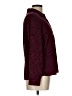 Appleseeds 100% Polyester Houndstooth Burgundy Pink Long Sleeve Blouse Size 12 (petite) - photo 4