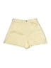 WeWoreWhat Solid Yellow Khaki Shorts Size 26 waist - photo 1