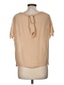 Joie Tan Short Sleeve Blouse Size M - photo 2