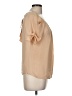 Joie Tan Short Sleeve Blouse Size M - photo 4