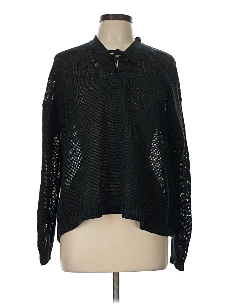 Pre-owned Jcrew Pullover Sweater In Black