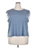 Love Scarlett Blue Short Sleeve Top Size 2X - photo 1