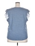 Love Scarlett Blue Short Sleeve Top Size 2X - photo 2