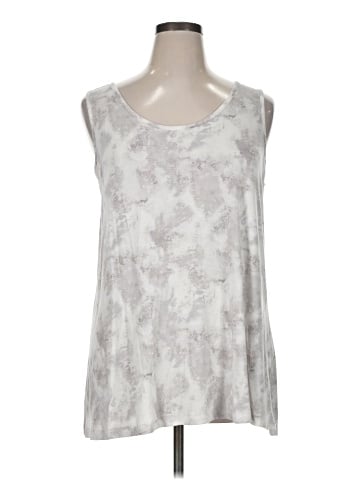 LOGO by Lori Goldstein Sleeveless T-Shirt (view 1)
