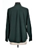 Chico's Solid Green Long Sleeve Button-Down Shirt Size Lg (2) - photo 2
