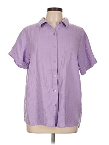Joan Rivers Short Sleeve Blouse (view 1)