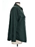 Chico's Solid Green Long Sleeve Button-Down Shirt Size Lg (2) - photo 4