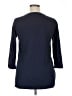 Eddie Bauer Blue 3/4 Sleeve Blouse Size L - photo 2
