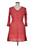 Gap 100% Rayon Polka Dots Red Cocktail Dress Size 14 - photo 2