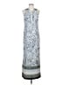 MSK Paisley Blue Casual Dress Size S - photo 1