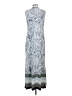 MSK Paisley Blue Casual Dress Size S - photo 2