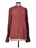 Reiss Burgundy Long Sleeve Blouse Size 6 - photo 1