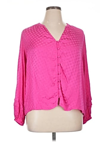 On 34th Long Sleeve Blouse (view 1)